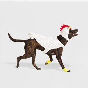 Dog Boots and Barkley Chicken Costume Sz Large